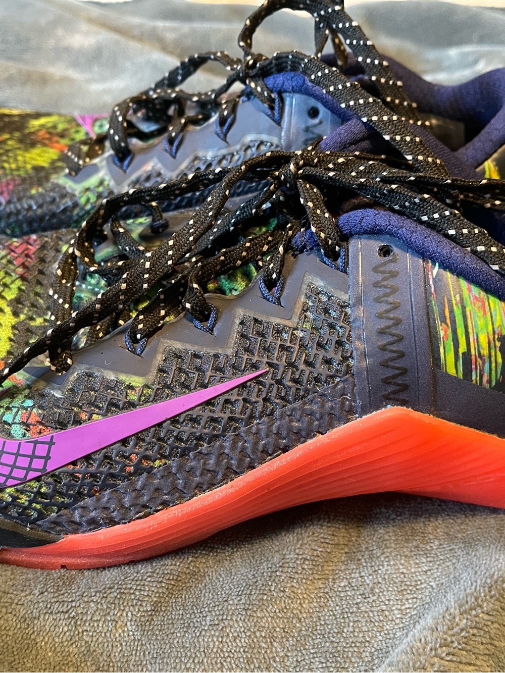 Nike Metcon 6 Crossfit  Womens Sz 7.5 "I Am Not A Robot" Athletic Cross Training